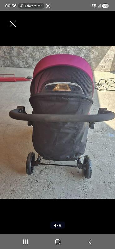 anex baby: Uşaq arabası – Babyland - Rəng: bənövşəyi/çəhrayı, çərçivə — 6