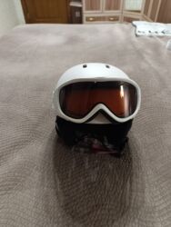 аренда сноуборда бишкек: Продаются горнолыжные шлемы и очки 2 шт.б/у. Состояние белого шлема