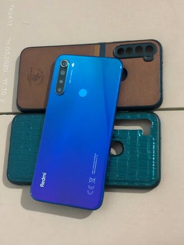 телефон редми 14: Xiaomi, Redmi Note 8, Б/у, 64 ГБ, цвет - Голубой, 2 SIM