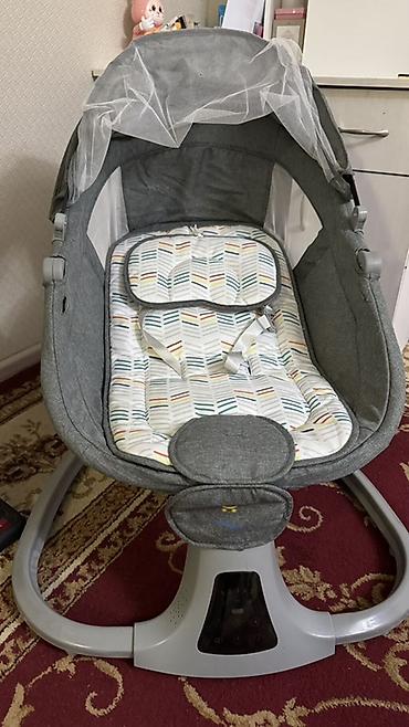 шизлонг: Детский шезлонг, Новый, Электронная, Пластик, цвет - Серый — 2