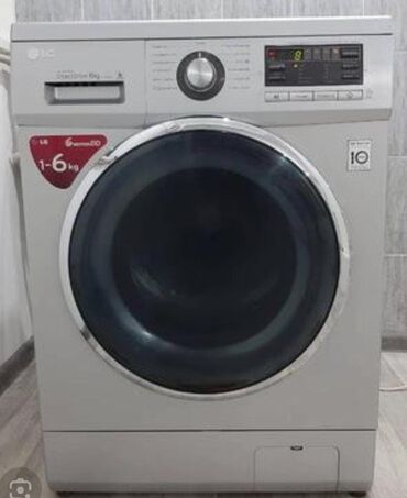 Paltaryuyan maşınlar: Paltaryuyan maşın LG, 6 kq, Avtomat, Qurutmasız, Kredit yoxdur