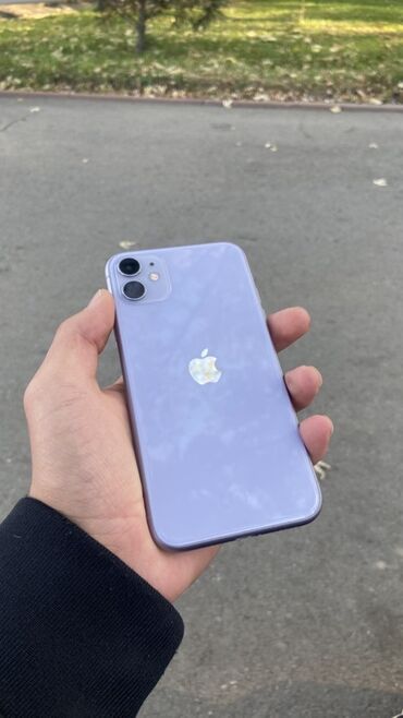 телефоны за: IPhone 11, 128 ГБ, Коргоочу айнек, Кабель, 100 %