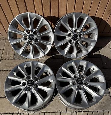 235 75 16: Литые Диски R 16 Toyota, Комплект, отверстий - 5, Б/у — 7