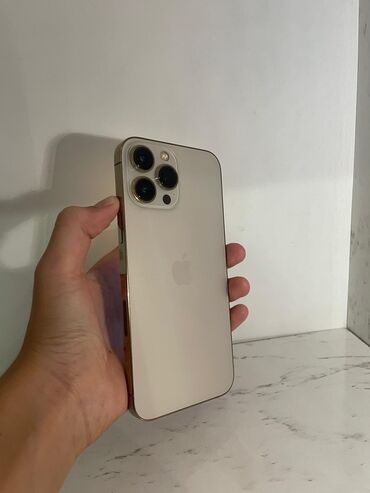 наклейка эпл: IPhone 13 Pro Max, Колдонулган, 256 ГБ, Алтын, 94 %