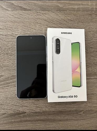 google pixel: Samsung Galaxy A56 5G, Б/у, 256 ГБ, цвет - Белый, 2 SIM — 1