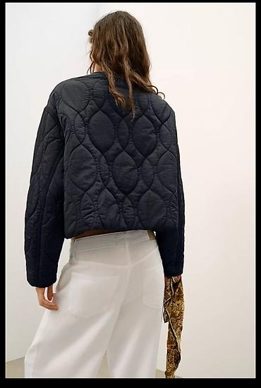 Üst geyimi: 🖤 ZARA qara quilted jaket — mövsümün hit modeli! Minimalist, amma çox — 5