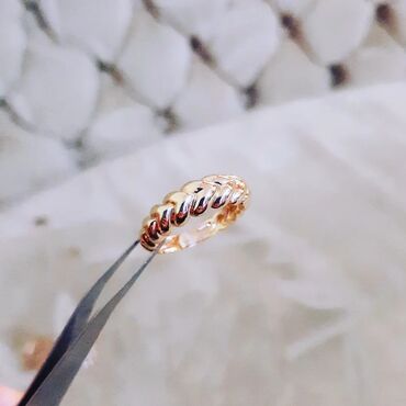 Üzüklər: Alyans, Üzük, Sarı qızıl, 585 Əyar, Qaşsız — 11