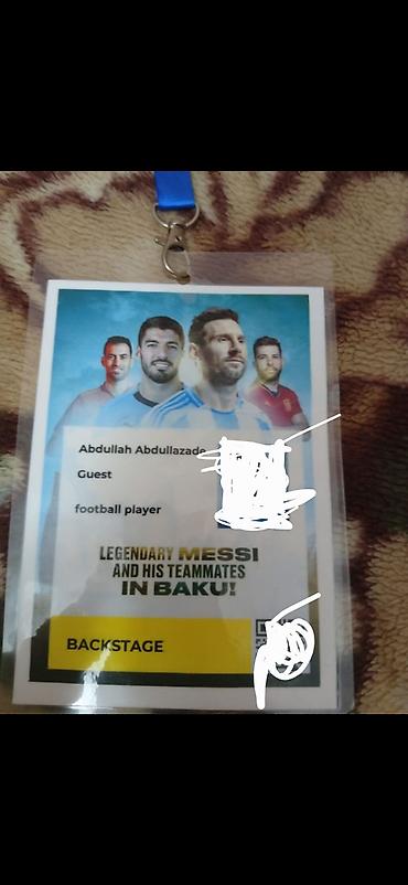 Искусство и коллекционирование: Messi Cop29 üçün gələndə alınıb Rəsmi Sertifkatı var. Real alıcıya — 4