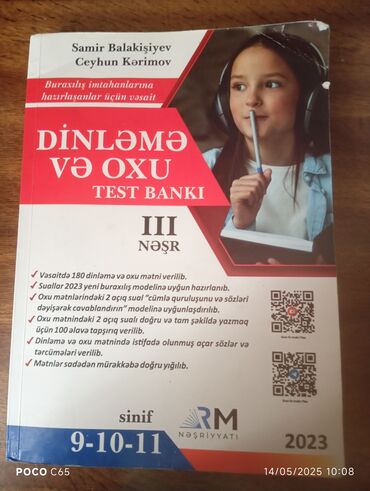 Digər kitablar və jurnallar: Ingilis dili dinləmə və mətn testi 2023
