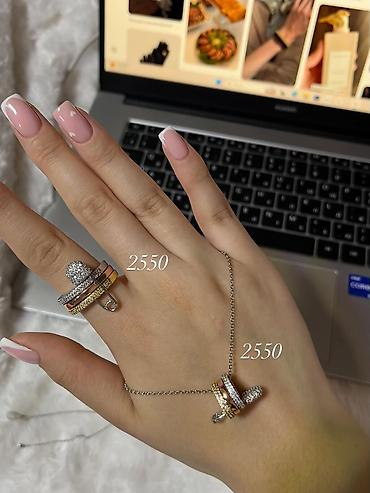 Серебряные наборы украшений: Набор украшений, Проба 925, Женские, Новый — 2