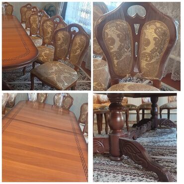 мебель бишкек столы и стулья фото цены: Стол и стул для зала, Б/у, цвет - Коричневый