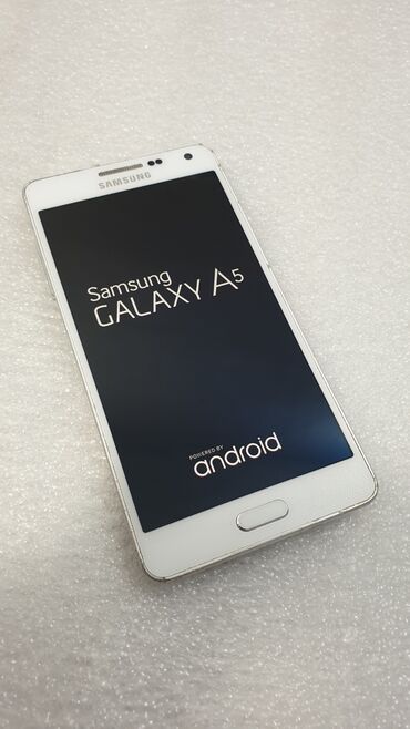 телефон а 7: Samsung Galaxy A5, Б/у, 16 ГБ, цвет - Белый, 2 SIM