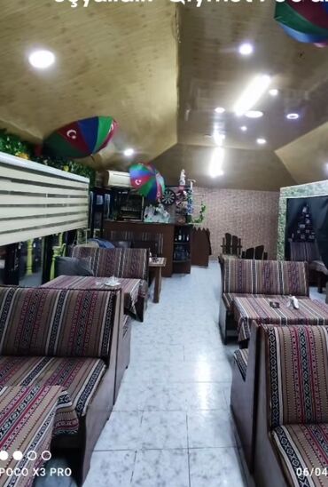 Restoran, kafelər: İcarəyə verilir: Lütfi Zadə küçəsində yol kənarında, ikinci mərtəbədə — 8