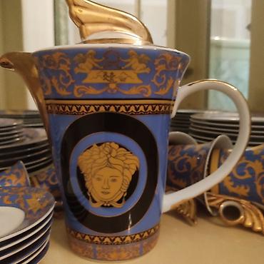 набор ключей: Обеденный набор, цвет - Синий, Фарфор, Versace — 1