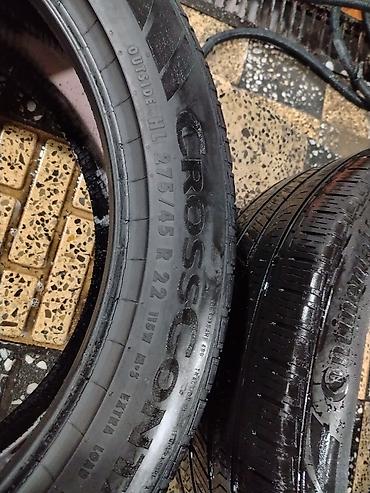 sam disk: Continental CrossContact UHP şin dəsti - Ölçü: 275/45 R22 - Yük/sürət — 2