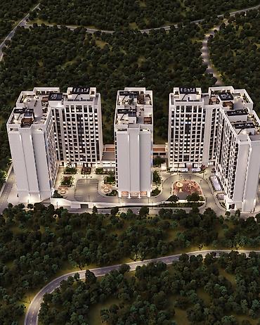 archa group: 1 комната, 56 м², Кок-Жар мкр Элитка, 13 этаж — 5