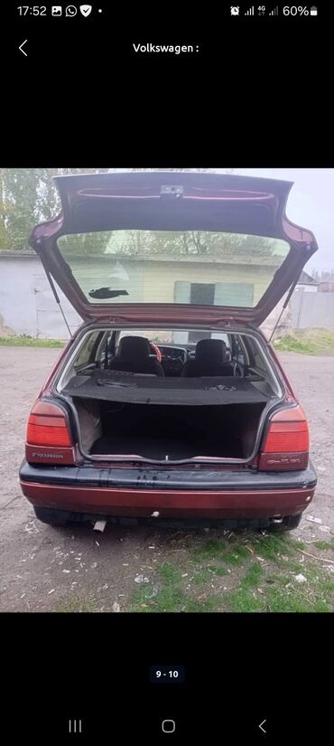опель вектра б: Volkswagen Golf: 1992 г., 1.8 л, Механика, Бензин, Хетчбек