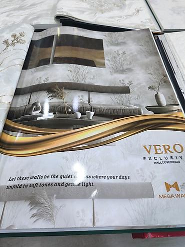 qapi ucun vinil: Vero Exclusive divar kağızları – zərif və sakit interyer üçün — 1