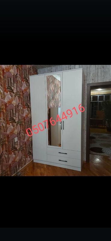 taxt matraslari: Yeni, Açılan, 3 qapılı Düz dolab, Qarderob, paltar dolabı