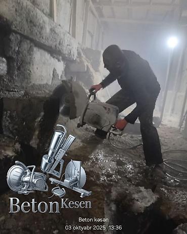 Beton işləri: Beton kəsimi və deşilməsi xidməti - Dəqiq və səliqəli beton kəsimi — 26