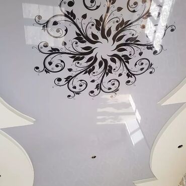 Натяжной потолок: Натяжной потолок Глянцевое, Матовое, 3D потолки Гарантия, Бесплатная консультация, Бесплатный замер — 3