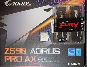 купить запчасти для компьютера: Материнская плата, Новый, Gigabyte, LGA1200, ATX, Для ПК