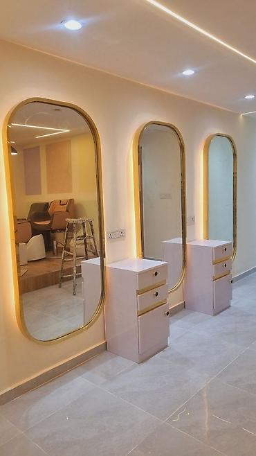 Салонные, медицинские комплекты мебели: Gözəllik salonları üçün tam interyer və mebel həlli - Salon bərbər — 1