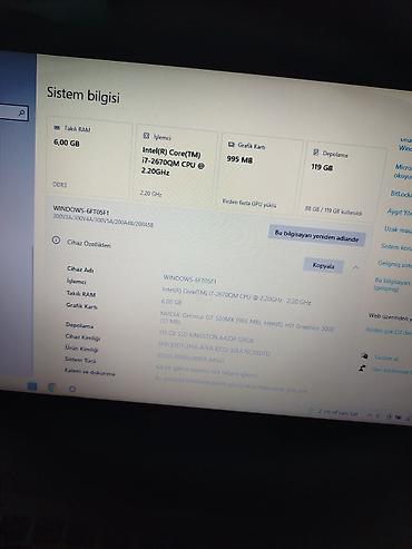 internet mademi: İşlənmiş Samsung, 15.6 ", Intel Core i7, 128 GB — 1