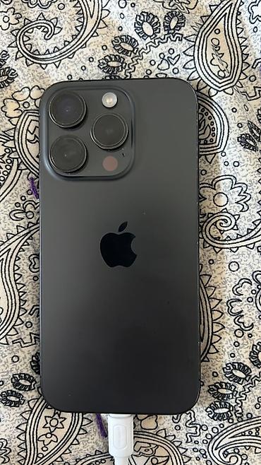 IPhone 15 Pro, Б/у, 512 ГБ, Black Titanium, Кабель, 87 % at lalafo.kg IPhone 15 Pro, Б/у, 512 ГБ, Black Titanium, Кабель, 87 %