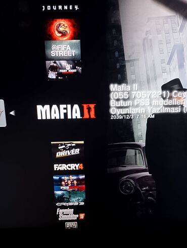 PS3 (Sony PlayStation 3): PlayStation 3 Modelidir 49 oyunlu 2 joystick ilə kabelləri hamısı var -da lalafo.az — 10 PS3 (Sony PlayStation 3): PlayStation 3 Modelidir 49 oyunlu 2 joystick ilə kabelləri hamısı var — 10