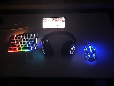Игровой комплект с подсветкой RGB Состав: - Однорукая игровая