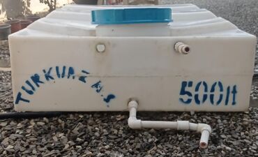 Baklar və çənlər: Bak, Plastik, 500 l l, İşlənmiş, Ödənişli çatdırılma, Ünvandan götürmə