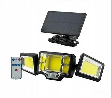 lil solid 2.0 bijelo svjetlo: Solarna LED reflektorska lampa sa senzorom pokreta i daljinskim — 2