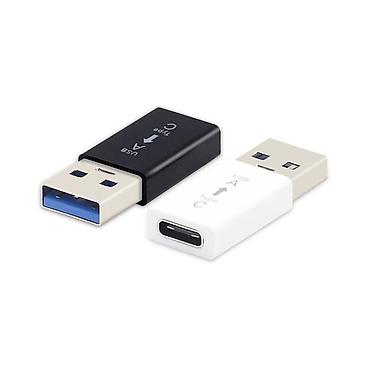 raspberry pi: Адаптер OTG переходник Type C (female) - USB 3.0 (male) - Black — 2