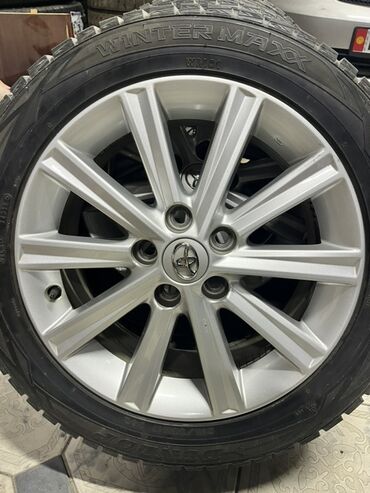дистроник тойота: Дөңгөлөктөр монтажда 215 / 55 / R 17, Кыш, Комплект, Жеңил унаалар, Куйма, тешиктери - 5