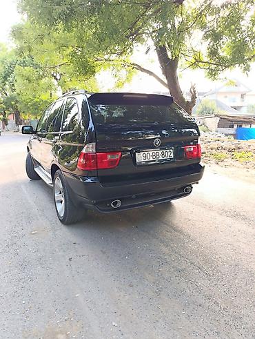 avtomobil ehtiyat hisseleri opel astra: BMW X5 (E53) 2004. 3. Benzin. Probeq 138.000 orjinal– qara eksteryer — 2