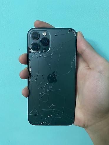 iphonr 11: IPhone 11 Pro, Б/у, 64 ГБ, Зеленый, Чехол, 71 % — 2