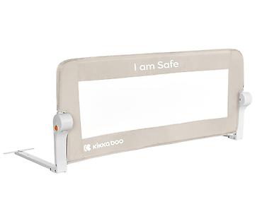 el tormenta: KIKKA BOO Zaštitna ogradica za krevetac “I am Safe” 102 cm – beige — 3