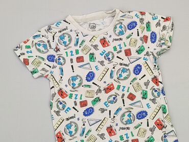 białe letnie sukienki midi: T-shirt, Cool Club, 4-5 years, 104-110 cm, condition - Good