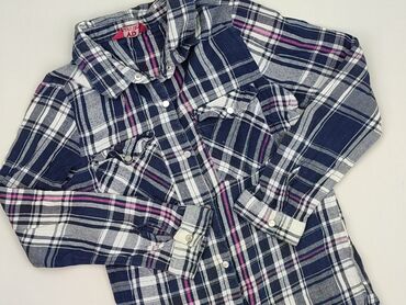 sukienki jak marynarki: Shirt 12 years, condition - Perfect, pattern - Cell, color - Blue
