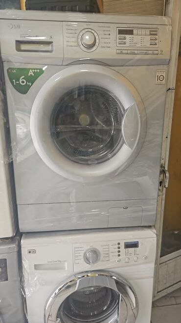 Paltaryuyan maşınlar: Paltaryuyan maşın LG, 6 kq, Avtomat, Qurutmasız, Kredit yoxdur