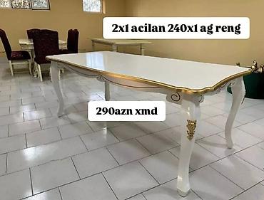 Qonaq masası, Yeni, Dördbucaq masa