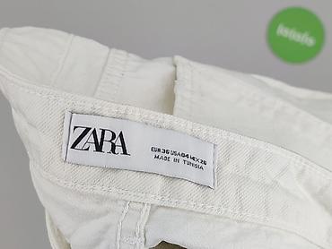 hand work denim: Zara, Szorty damskie, rozmiar S — 5