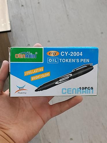Кеңсе буюмдары: Маркерные ручки CENRAIN CY-2004 (Oil Token’s Pen) - Тип: масляной — 1