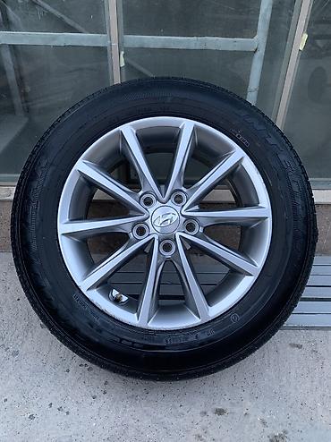 Диски: Литые Диски R 16 Hyundai, 1 шт, отверстий - 5, Б/у — 1