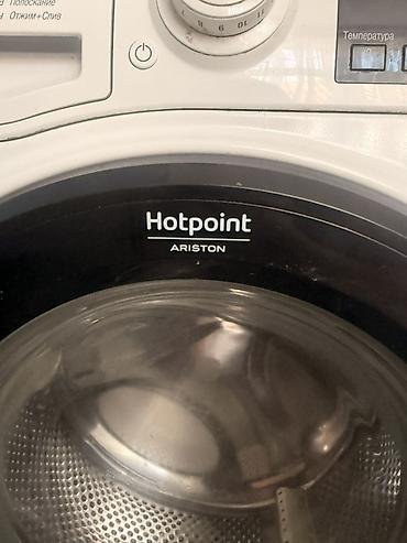 Məişət texnikası: Hotpoint Ariston ön yükləməli paltaryuyan maşın(barabanı dağılıb — 2
