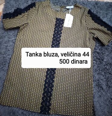 bluze za punije žene: 2XL (EU 44), Cvetni, bоја - Šareno