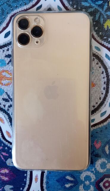 ilkin odenissiz iphone 11: IPhone 11 Pro Max, 64 GB, Qızılı, Face ID, Simsiz şarj