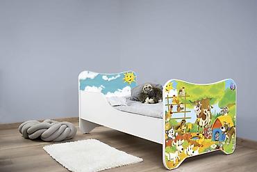moncler sorc: Dečiji krevet 160x80 cm Happy Kitty Farm - Dimenzije: 160 x 80 cm - U — 1