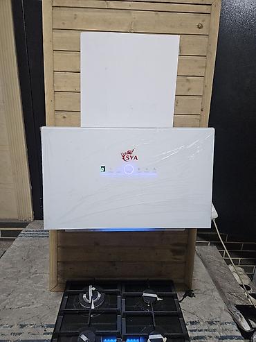 Кухонные вытяжки: Продаю Мощные без шумные вытяжки, каленое стекло, управление — 9